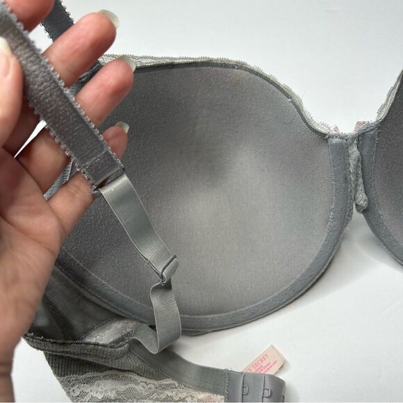Victoria's Secret Gray lined perfect Coverage Bra 36DD - Picture 5 of 6